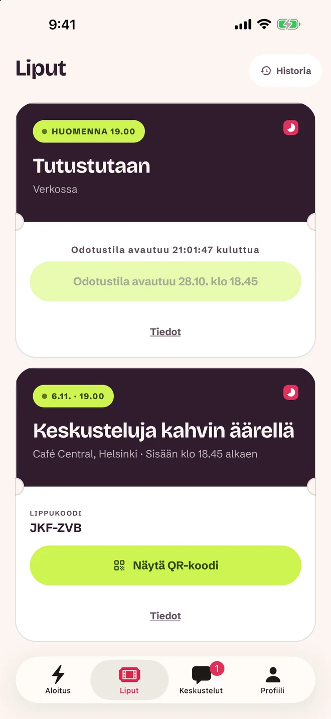 Lippunäkymä